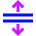 Arrows Expand Icon from Sharp Neon Set