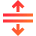 Arrows Expand Icon from Sharp Gradient Set