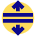 Arrows Expand Icon from Sharp Pop Set