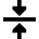 Triangle Arrow Align Center Icon from Sharp Remix Set