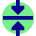Triangle Arrow Align Center Icon from Sharp Pop Set