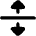 Triangle Arrow Align From Center Icon from Flex Remix Set