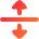 Triangle Arrow Align From Center Icon from Flex Gradient Set