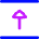 Triangle Arrow Align Move Up Top Icon from Flex Neon Set