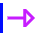 Triangle Arrow Right Start Icon from Sharp Neon Set