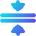 Triangle Arrows Compress Flatten Icon from Flex Gradient Set