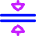 Triangle Arrows Compress Flatten Icon from Flex Neon Set