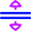Triangle Arrows Expand Icon from Flex Neon Set