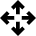Line Arrows Open With Icon from Sharp Remix Set