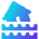Disaster Flood Icon from Sharp Gradient Set