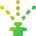 Nature Garden Sprinkler Icon from Flex Gradient Set