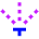 Nature Garden Sprinkler Icon from Sharp Neon Set