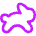 Rabbit Hare Speed Fast Icon from Flex Neon Set