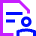 License Agreement Document Icon from Sharp Neon Set