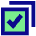 Tasks Projects Icon from Sharp Pop Set