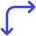 Interface Arrows Move Right Down