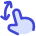Interface Hand Gestures Two Fingers Zoom In