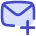Mail Inbox Envelope Add 1