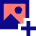 Image Photo Add Icon from Sharp Pop Set