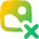 Image Photo Delete Icon from Flex Gradient Set