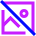 Image Photo Hide Icon from Sharp Neon Set