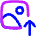 Upload Upscale Image Icon from Flex Neon Set