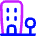 Building Real Estate Icon from Flex Neon Set