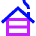 Cabin Icon from Sharp Neon Set
