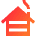 Cabin Icon from Sharp Gradient Set