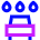 Car Wash Icon from Sharp Neon Set
