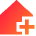 House Add Home Icon from Sharp Gradient Set