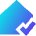 House Confirm Check Home Icon from Sharp Gradient Set