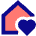 House Family Home Icon from Sharp Pop Set