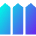 House Fence Icon from Sharp Gradient Set