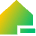 House Remove Home Icon from Sharp Gradient Set