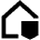 House Security Insurance Icon from Sharp Remix Set