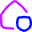 House Security Insurance Icon from Flex Neon Set
