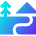 National Park Icon from Sharp Gradient Set