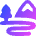 National Park Icon from Flex Gradient Set