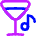 Nightlife Karaoke Bar Icon from Flex Neon Set