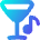 Nightlife Karaoke Bar Icon from Flex Gradient Set