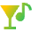 Nightlife Karaoke Bar Icon from Sharp Gradient Set