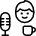 Microphone Podcast Man