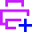 Print Add Printer Icon from Sharp Neon Set