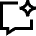 Ai Chat Spark Icon from Sharp Line Set