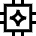 Ai Chip Spark Icon from Sharp Line Set