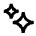 Ai Sparkles Icon from Sharp Line Set