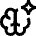 Artificial Intelligence Spark Icon from Sharp Line Set