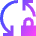 Arrow Sync Lock Icon from Sharp Gradient Set