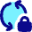 Arrow Sync Lock Icon from Flex Pop Set